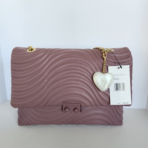 Betsey Johnson Pink Ciara Quilted Shoulder Bag - Picture 2 of 12